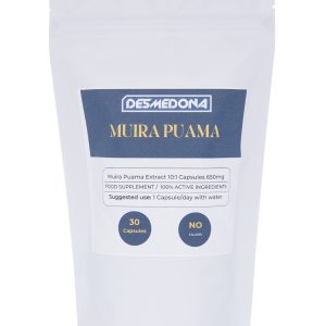 Muira Puama 650mg Capsules Vegan Extract 10:1, Ptychopetalum olacoides