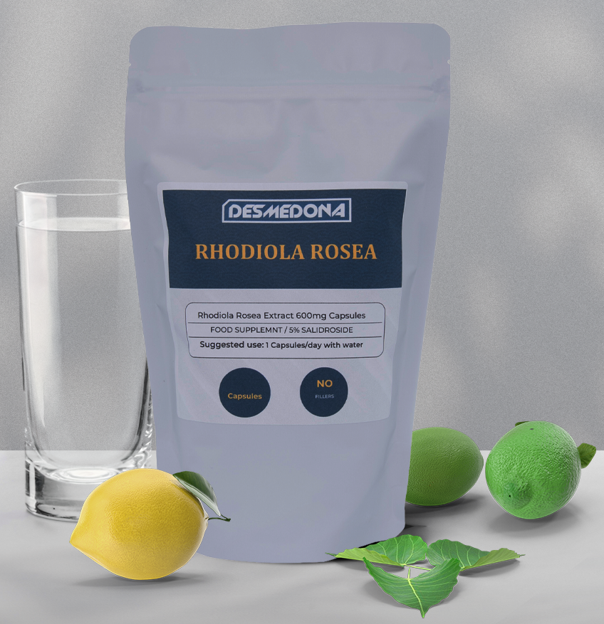 Rhodiola Rosea 600mg Capsules, 5% Salidrosides - Image 3