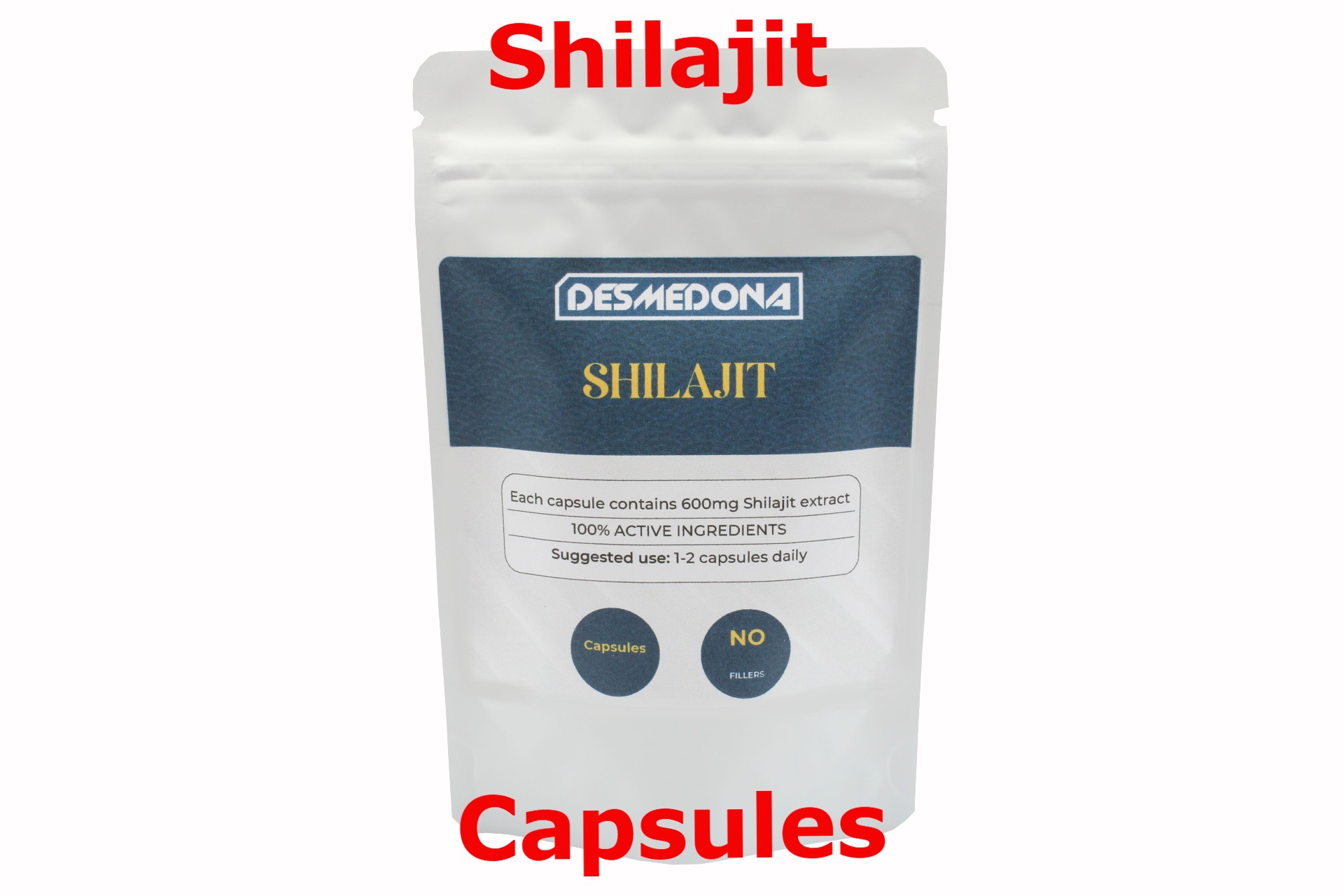 Shilajit 600mg Capsules, Pure Himalayan Shilajit Capsules, 50% Fulvic Acid, Mumijo - Image 3