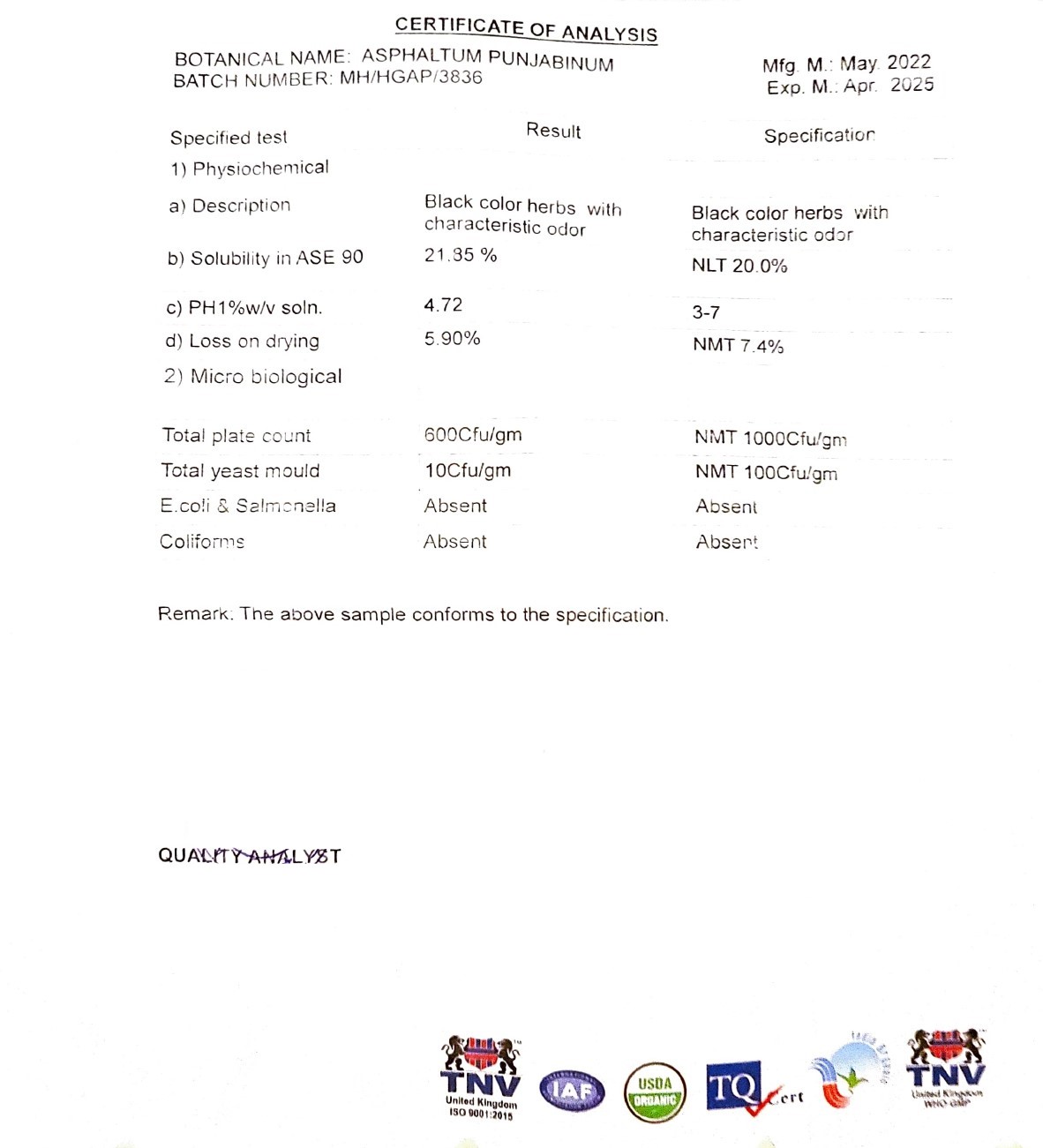 Shilajit Resin, Pure Himalayan Shilajit Resin 89% Fulvic Acid Lab Tested, Asphaltum - Image 4