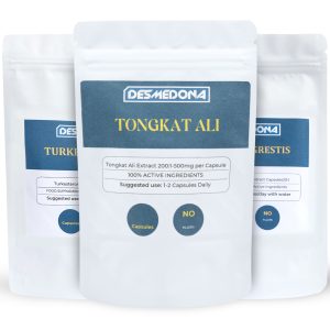 3 Pack: Tongkat Ali 500mg 200:1, Fadogia Agrestis 600mg 20:1, Turkesterone 700mg 20:1